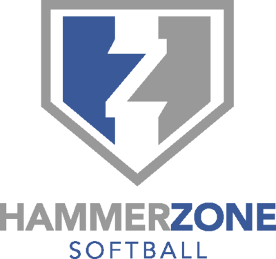 HammerZone Softball logo in white